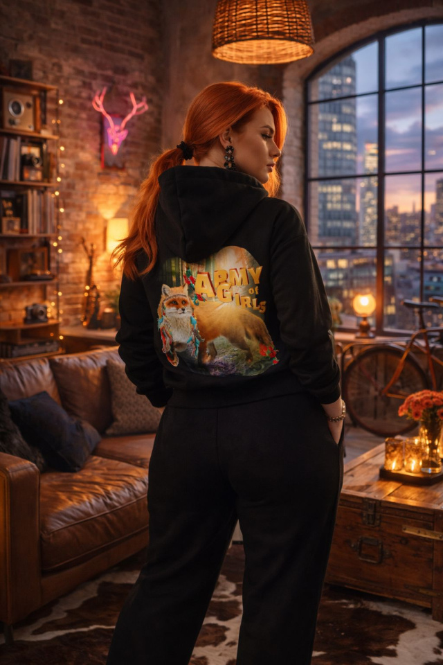 Костюм Лисица черный брендовая одежда