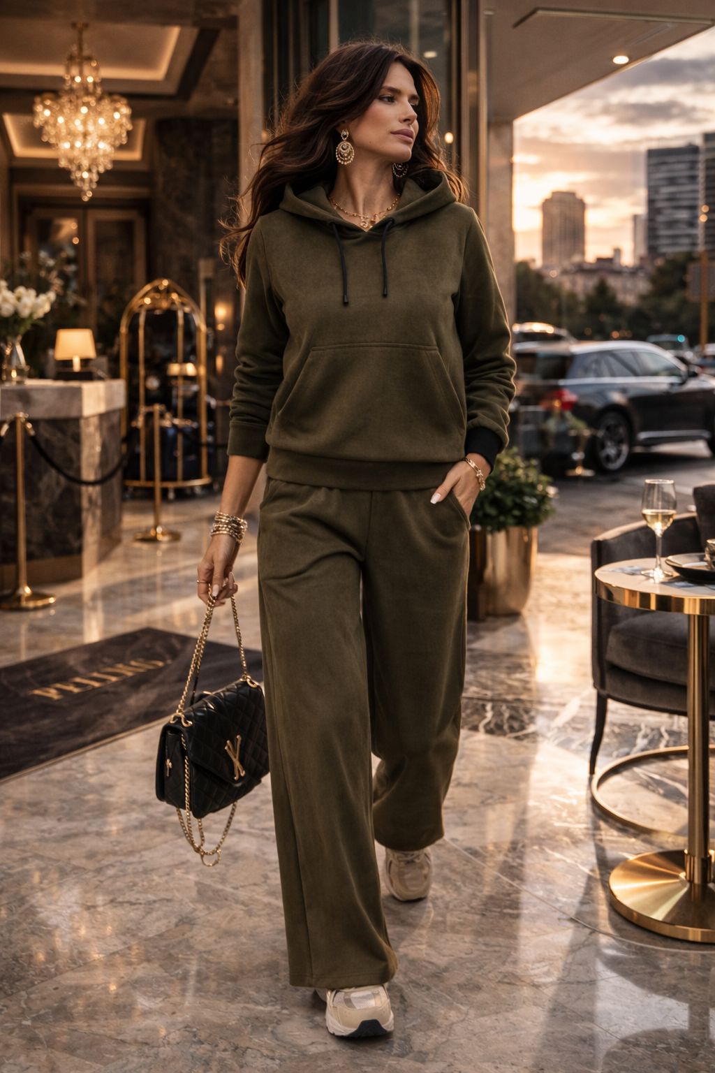 Костюм Волчица хаки авторская одежда