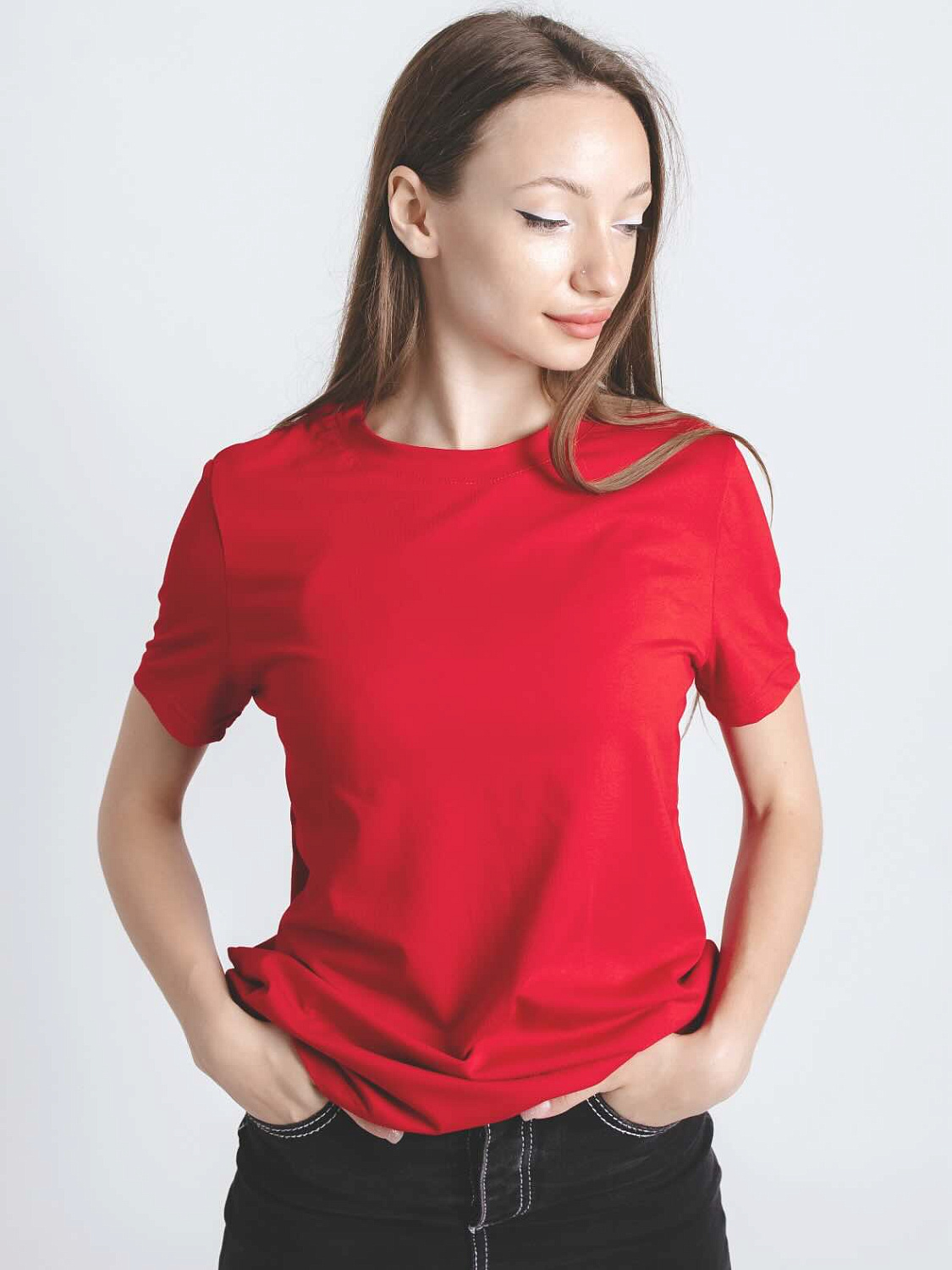 Футболка красная