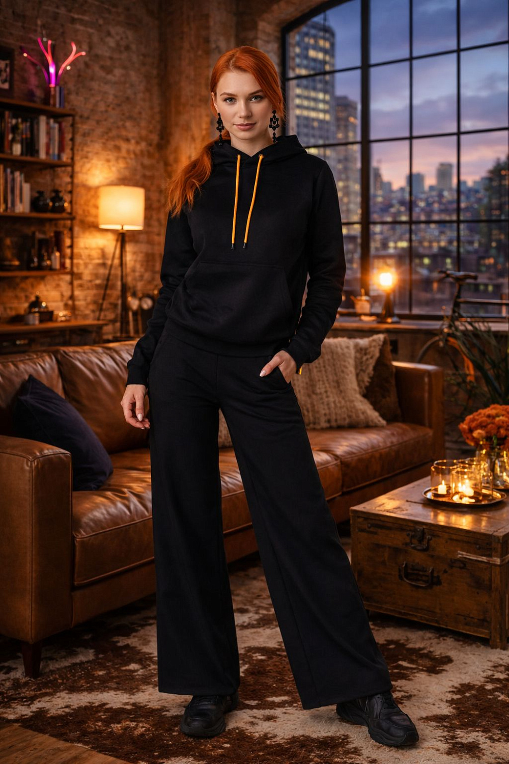 Костюм Лисица черный