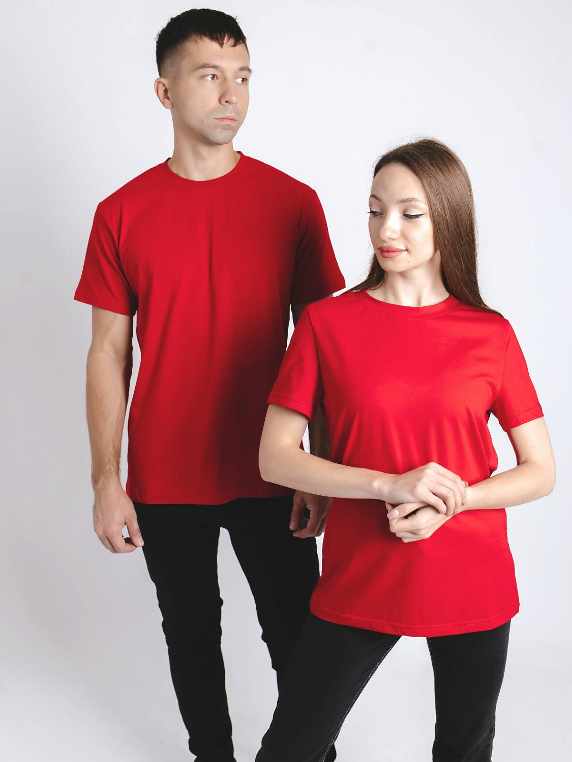 Футболка красная мужская