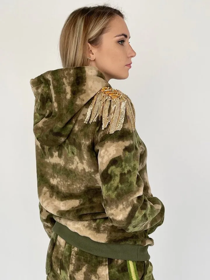 Теплый камуфляжный костюм Милитари 2 авторская одежда