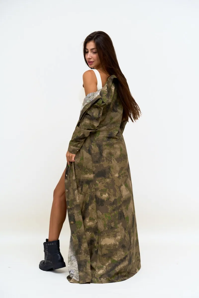 Платье-рубашка "Лесная фея" авторская одежда