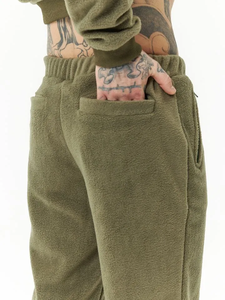 Костюм Мужской флис олива авторская одежда