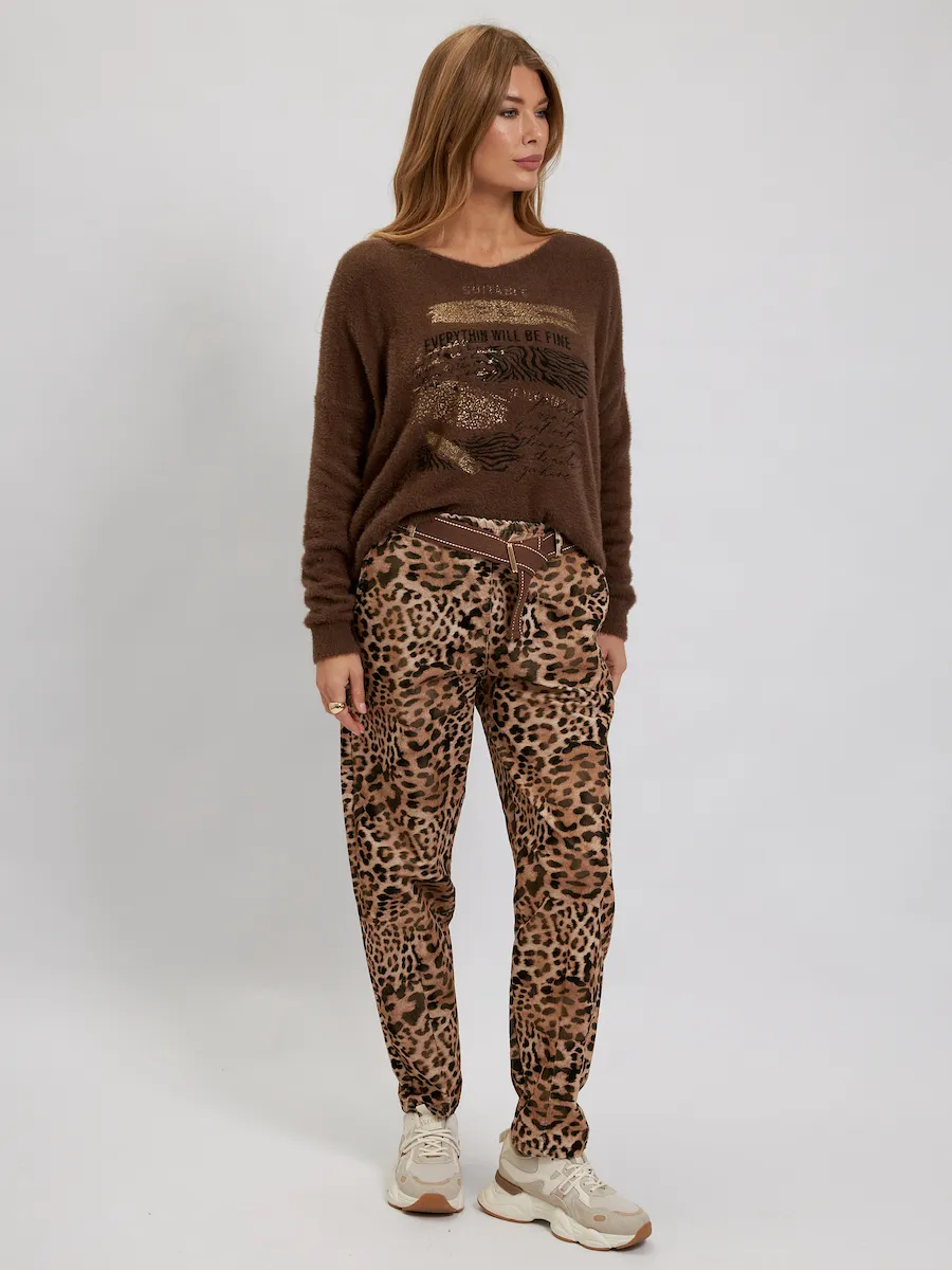 Брюки Леопард авторская одежда