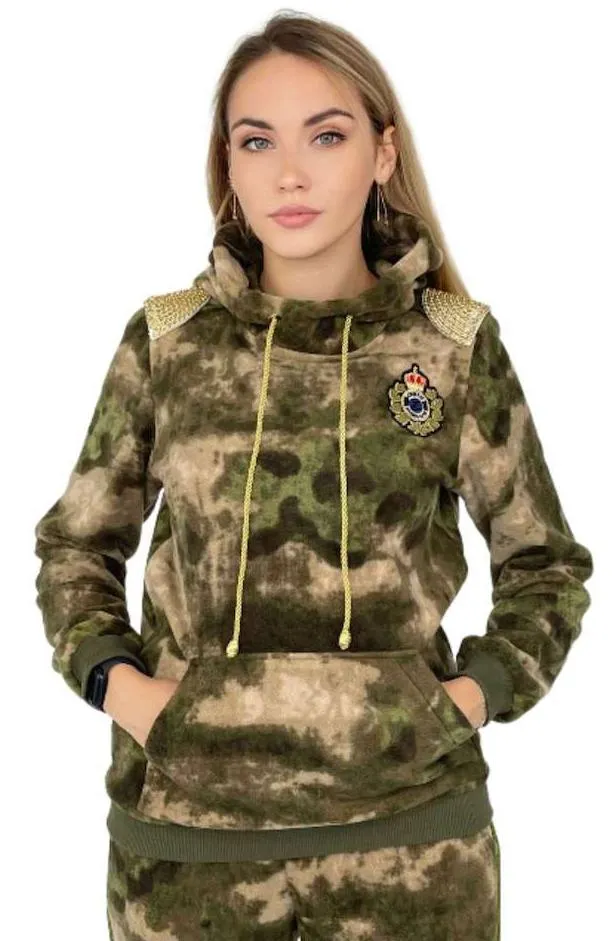 Теплый камуфляжный костюм Милитари 1 авторская одежда