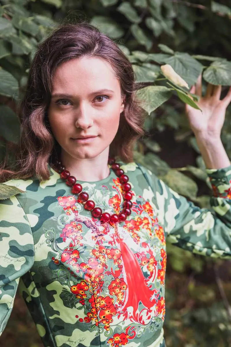 Платье Русские узоры "Орлица" эксклюзив авторская одежда