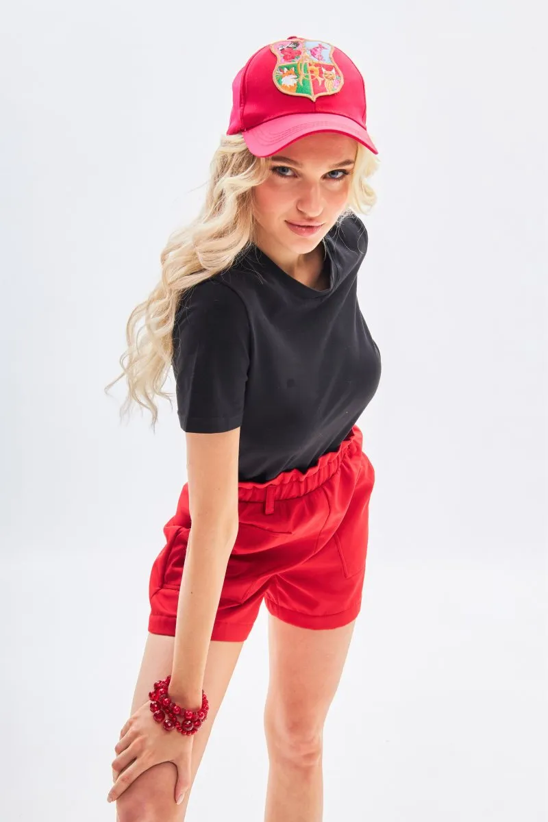 Шорты алые авторская одежда