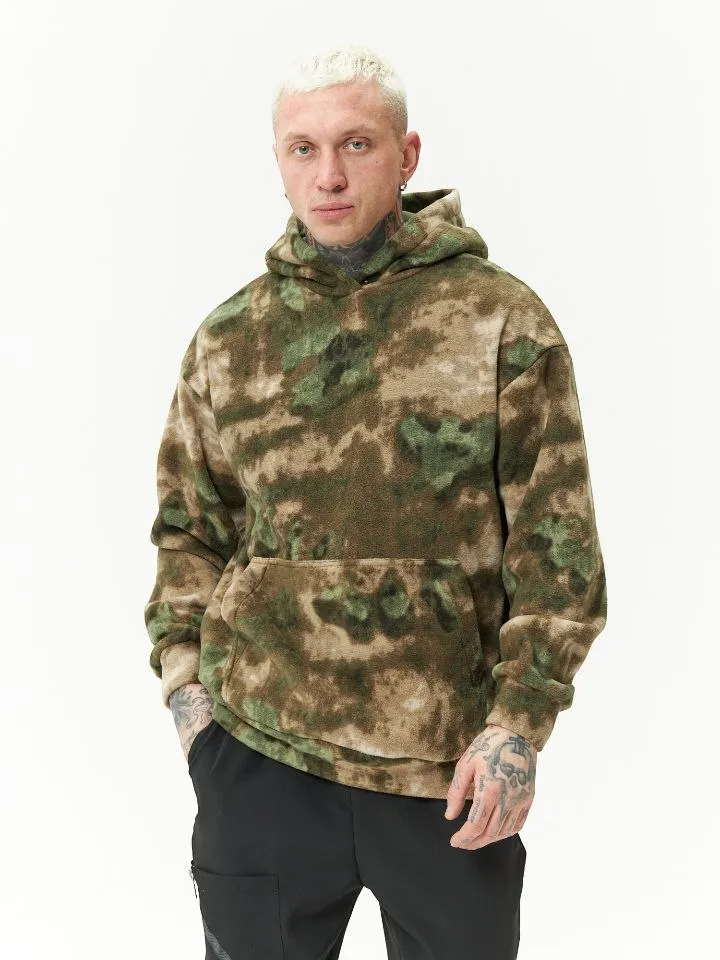 Толстовка мужская оверсайз флис мох авторская одежда