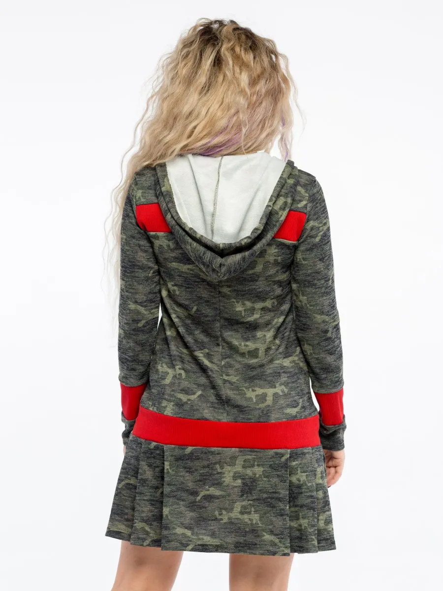 Платье милитари Звездочки авторская одежда