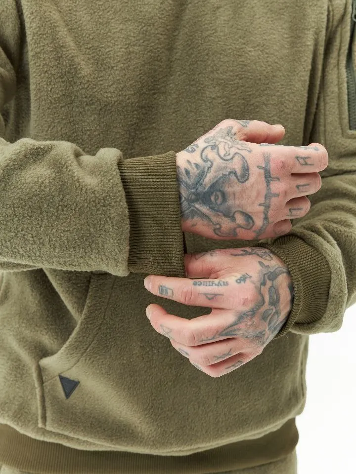 Костюм Мужской флис олива авторская одежда