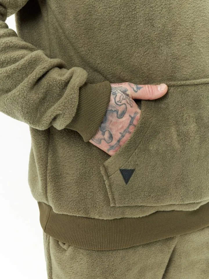 Костюм Мужской флис олива авторская одежда