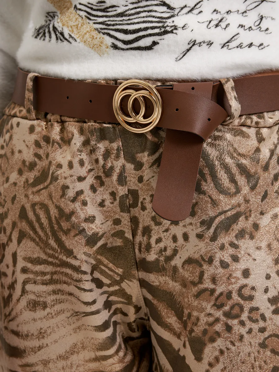 Брюки Сафари золотые авторская одежда