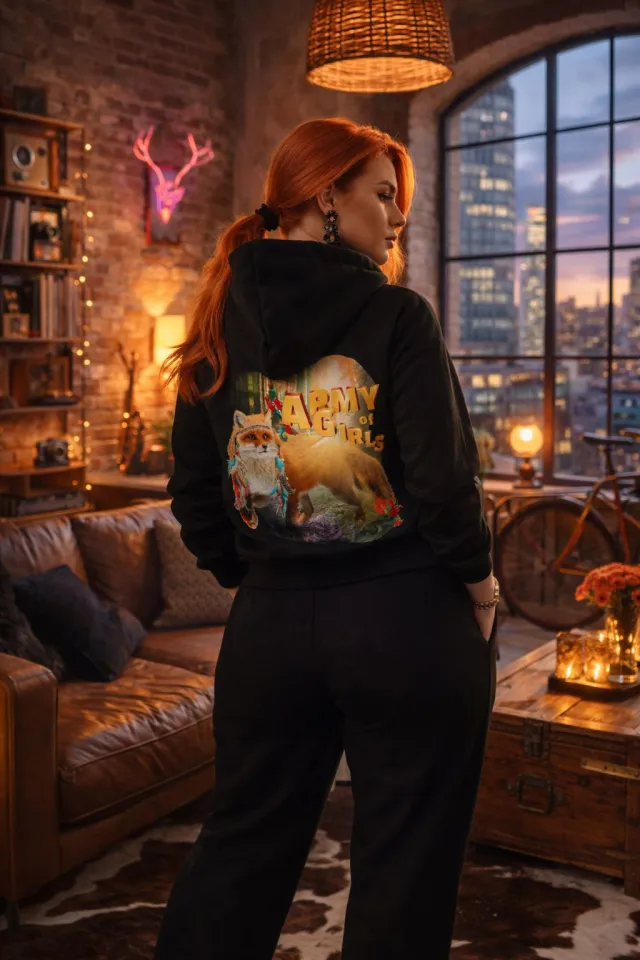 Костюм Лисица черный брендовая одежда