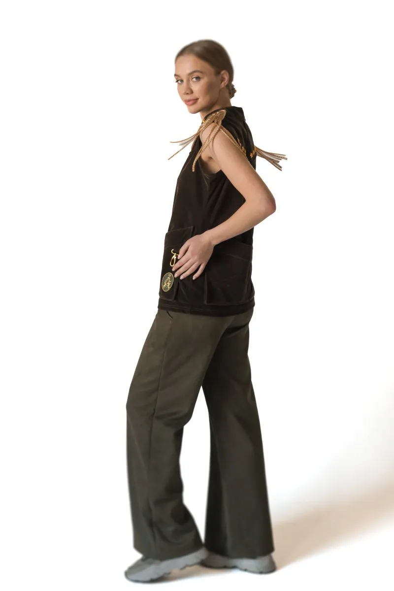 Жилет Золотые погоны авторская одежда