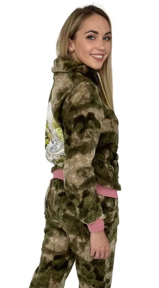 Теплый камуфляжный костюм Рысь от бренда Army of Girls Теплый камуфляжный костюм Рысь авторская одежда
