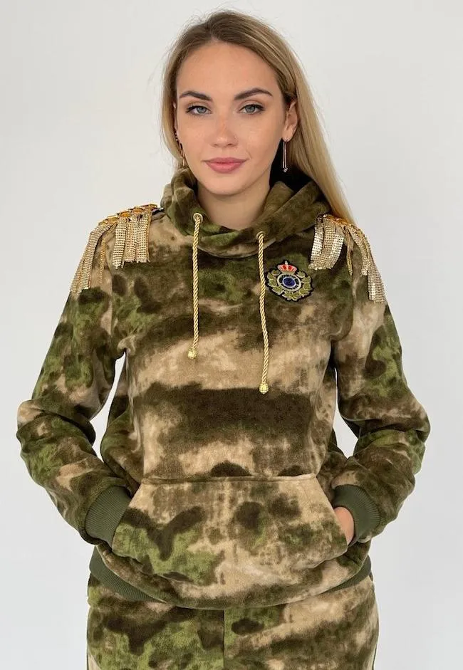 Теплый камуфляжный костюм Милитари 2 авторская одежда