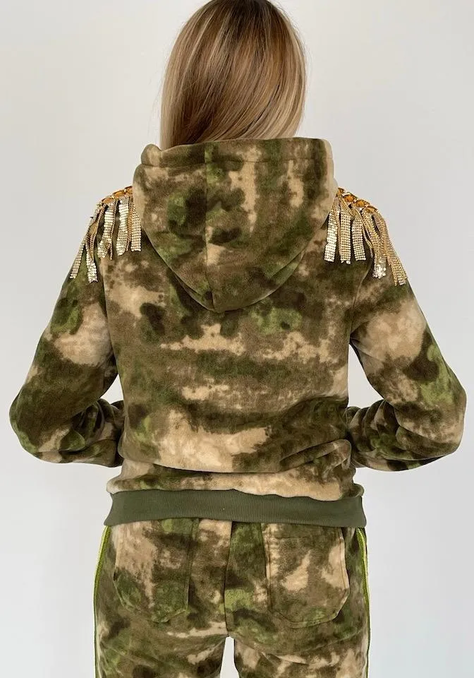 Теплый камуфляжный костюм Милитари 2 авторская одежда