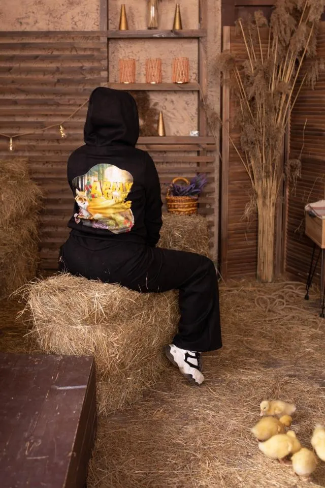 Костюм Лисица черный авторская одежда