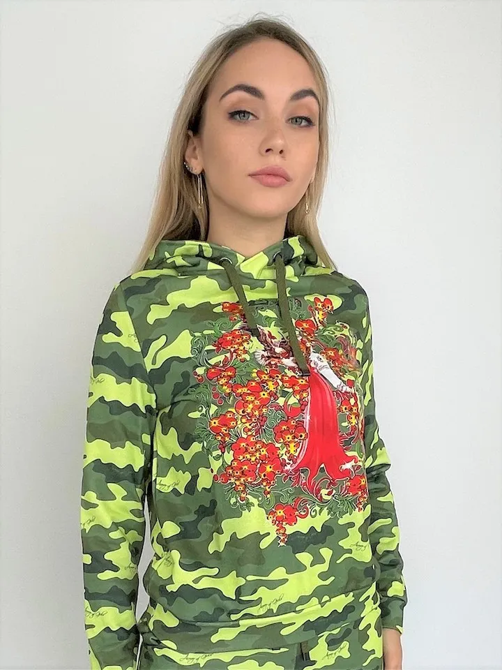 Костюм Русские узоры Орлица с капюшоном авторская одежда