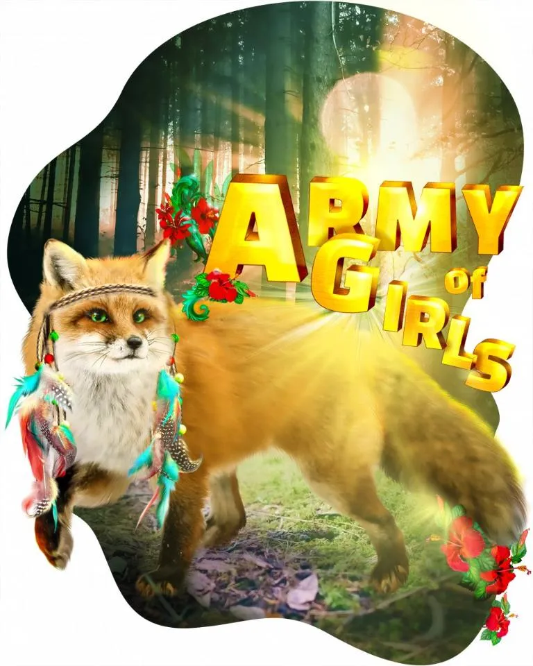 Костюм Лисица черный от бренда Army of Girls Костюм Лисица черный авторская одежда