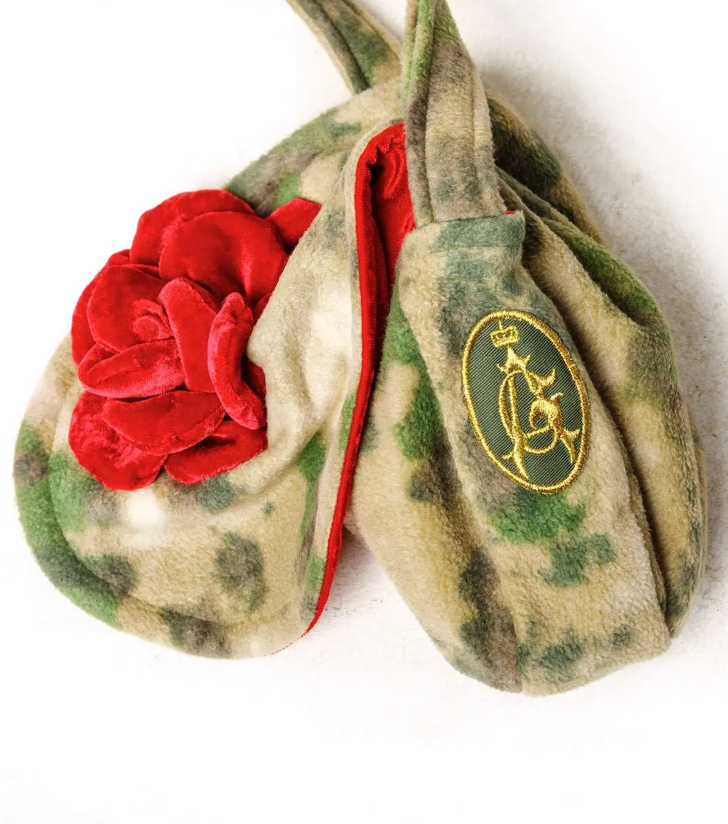 Сумка Алая Розы флис мох авторская одежда