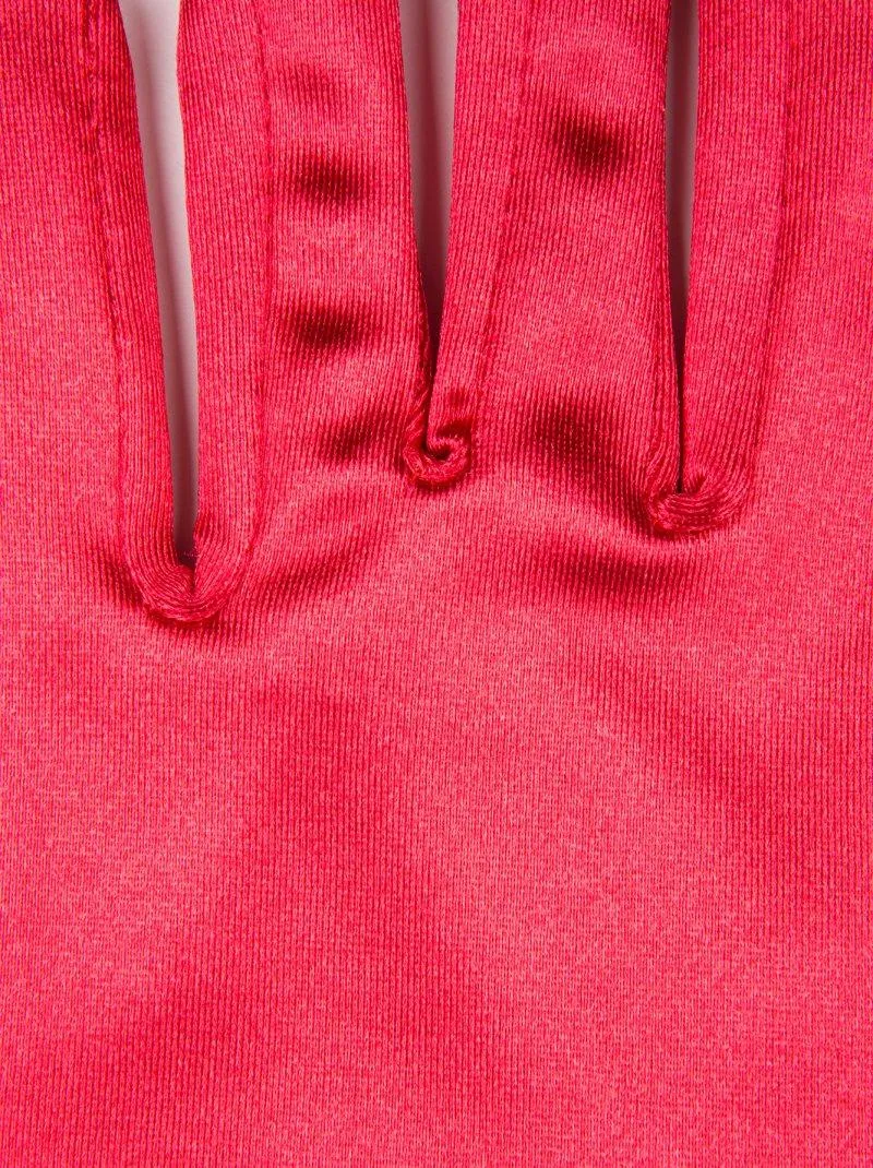 Перчатки алые авторская одежда