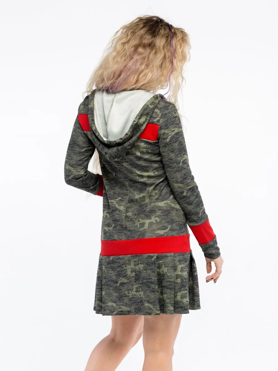 Платье милитари Звездочки авторская одежда