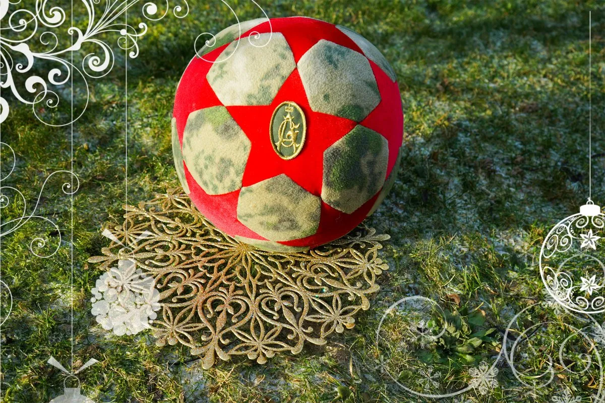 Мяч-подушка авторская одежда